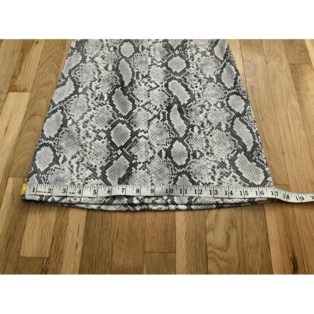 Lulus Venture Out Beige Snake Print Vegan Leather Mini Skirt - Picture 10 of 14